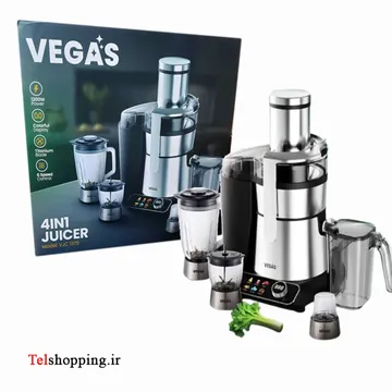 آبمیوه گیر 4 کاره وگاس مدل VJC1370